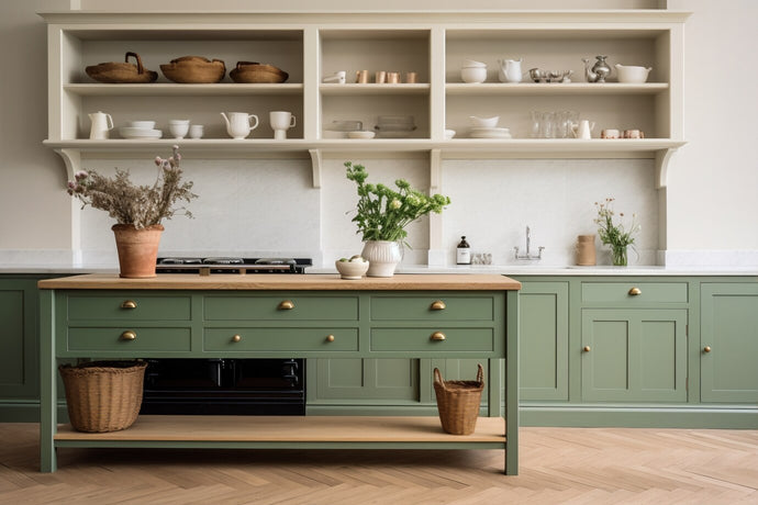 Kitchen Cabinet Makeover: Elevate Your Space with Benjamin Moore Colors and Maisonologie's E-Design